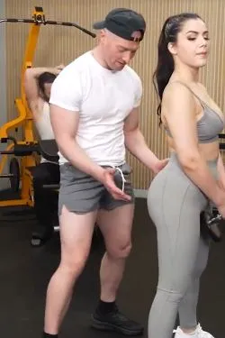 Curvy MILF Takes a Hard Anal Creampie in a Gym thumbnail
